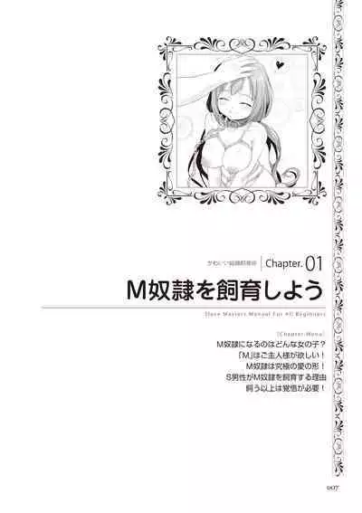 Zero kara Hajimeru SM Manual Kawaii Dorei Shiikujutsu