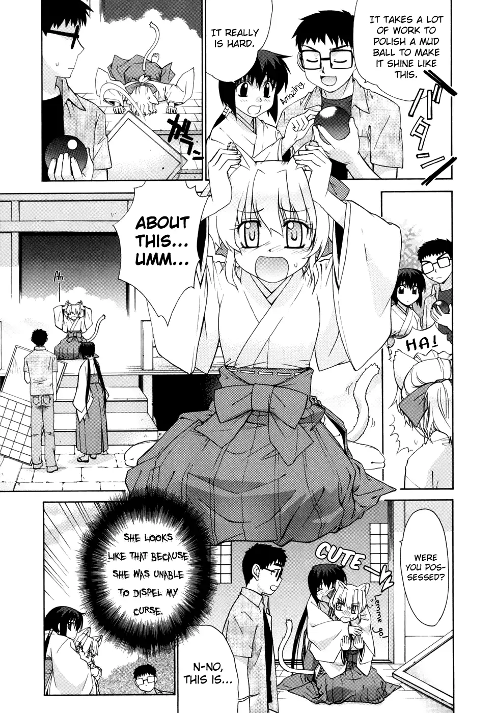 Tonari no Miko-san wa Minna Warau Ch.1-8