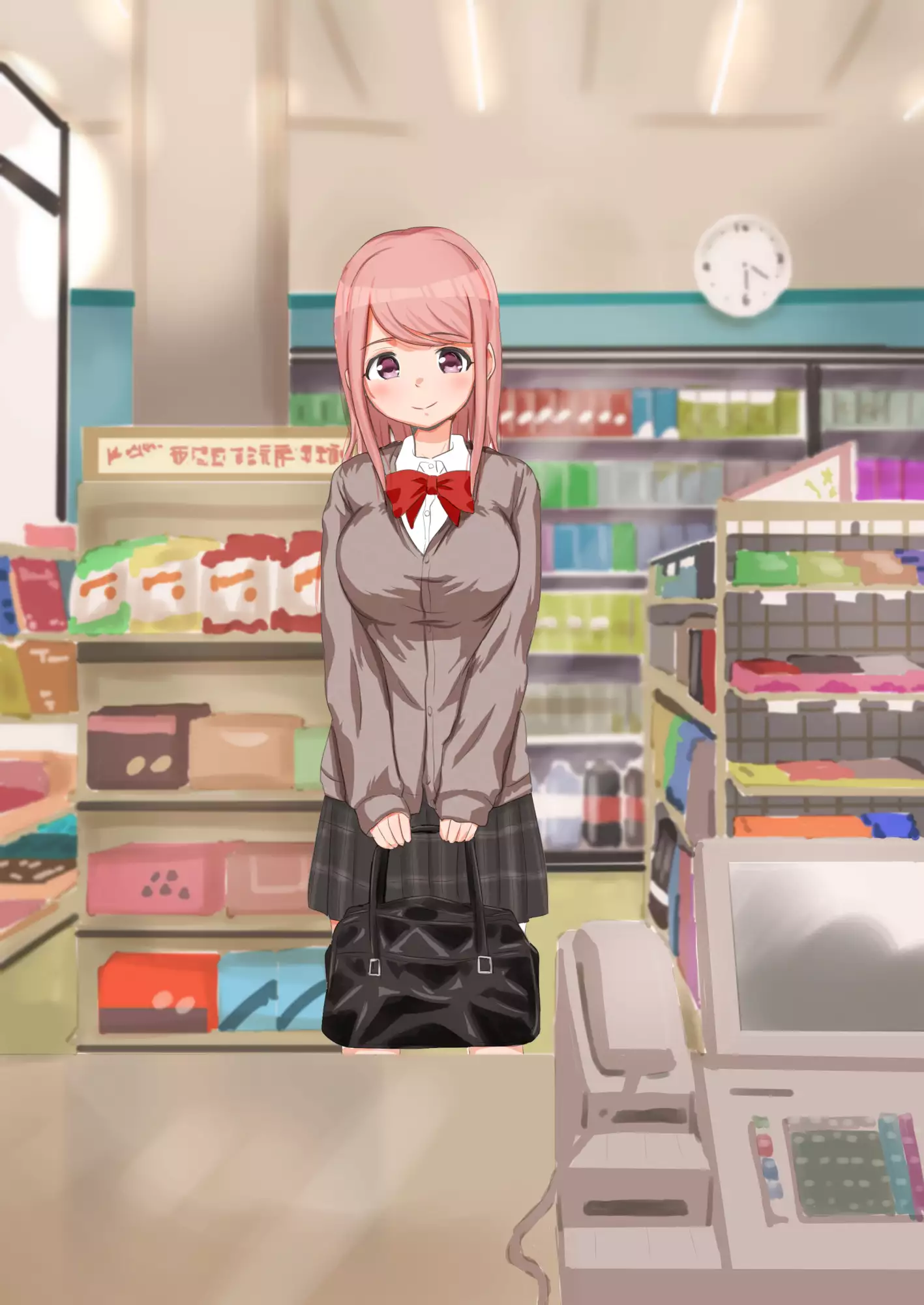 Manbiki Shoujo o Odoshite Sefure ni Shite Mita