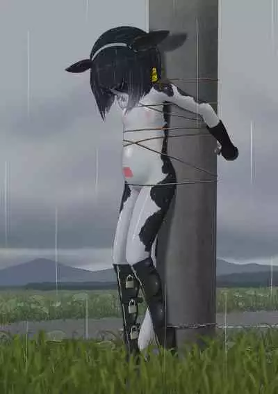 Cow Painted Girl shinshi zaibatsu