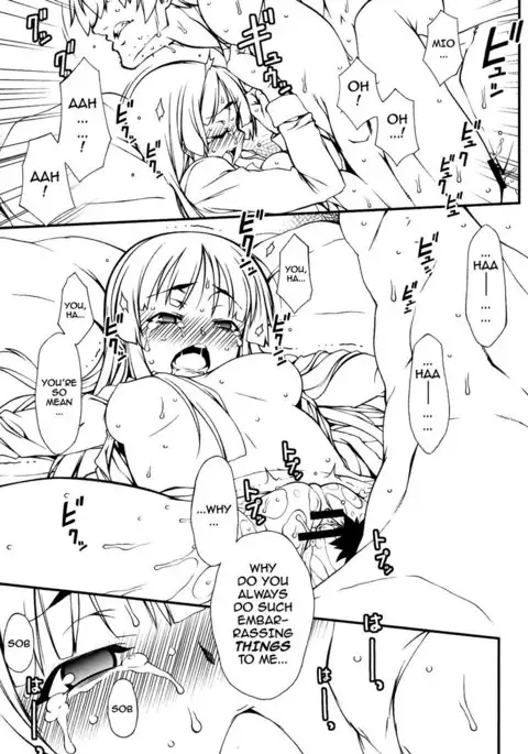 Lets Try Teasing Mio-chan a Little!