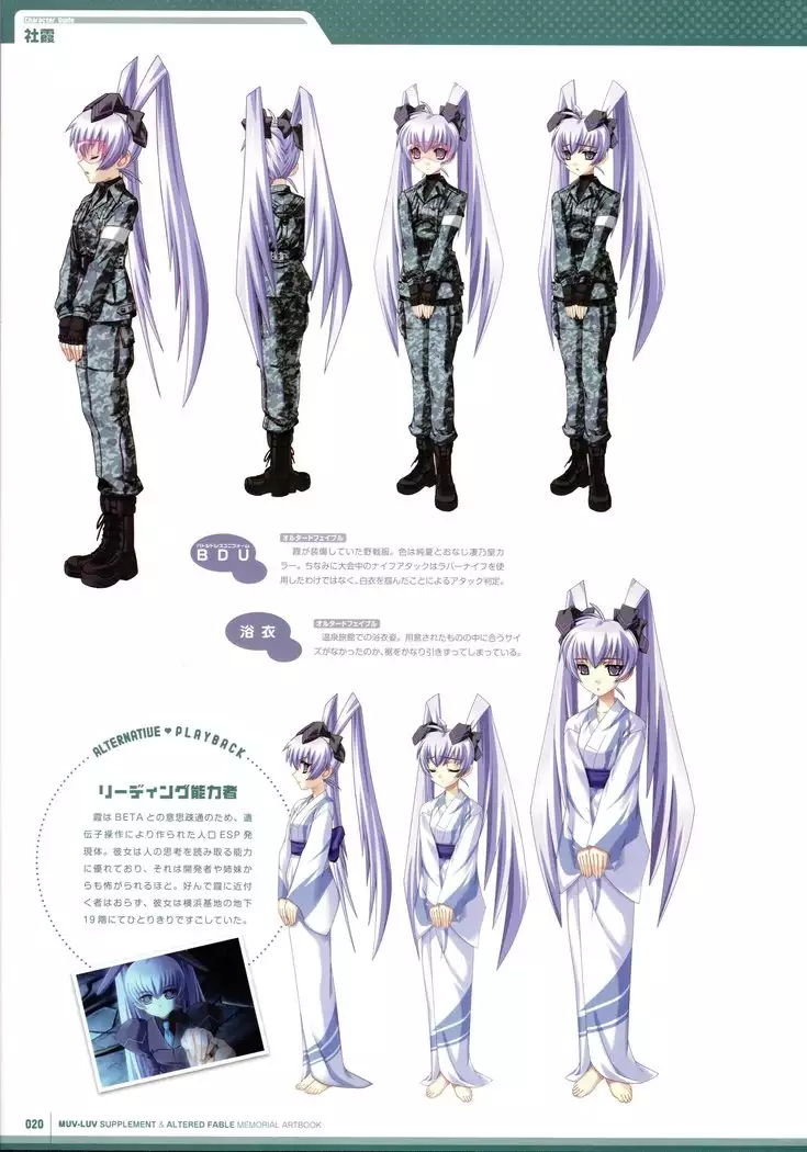 Muv-Luv Supplement & Altered Fable Memorial Art Book