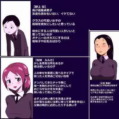 A ugly girl in a class with lewd eyes ~Fellatio edition~