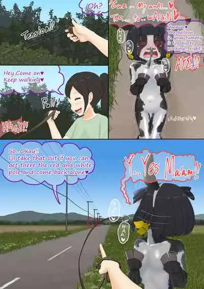 Cow Painted Girl shinshi zaibatsu