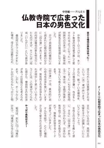 Kusa no Rekishi o Atsumete Mairimashita. Oosame Kudasai - Light maniac text series sp Illustrated File of Homosexuality