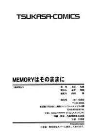 [Tutiya Tomorrow] Memory wa Sonomama ni