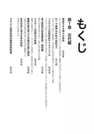 Kusa no Rekishi o Atsumete Mairimashita. Oosame Kudasai - Light maniac text series sp Illustrated File of Homosexuality