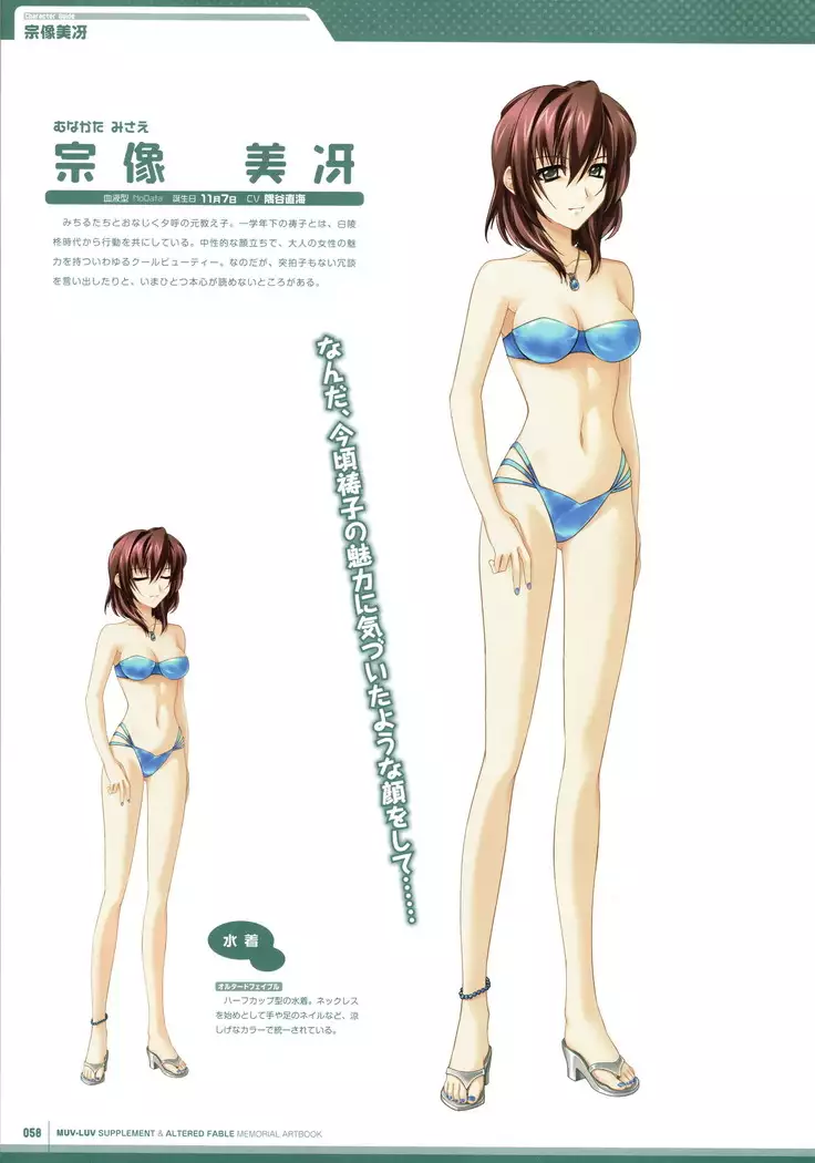 Muv-Luv Supplement & Altered Fable Memorial Art Book
