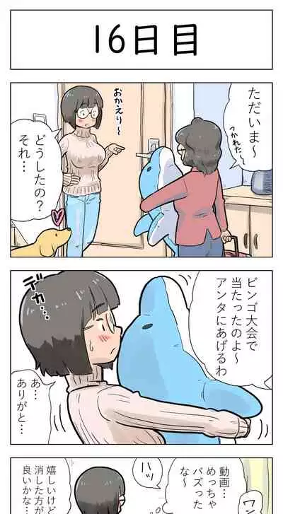 [Lithium] 100-nichigo ni Aiken to Sex suru Jimi Kyonyuu Megane-chan [Ongoing]