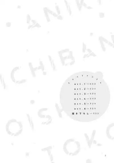 Aniki no ichiban Oishii Tokoro | 老哥最可口的部位 act.1—4