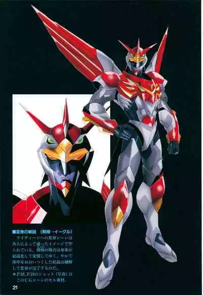 This is Animation Pocket- Chouja Reideen Character Book