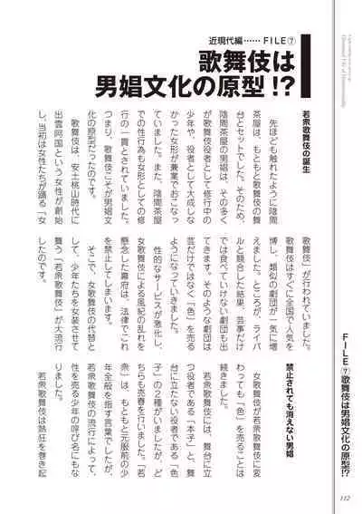 Kusa no Rekishi o Atsumete Mairimashita. Oosame Kudasai - Light maniac text series sp Illustrated File of Homosexuality