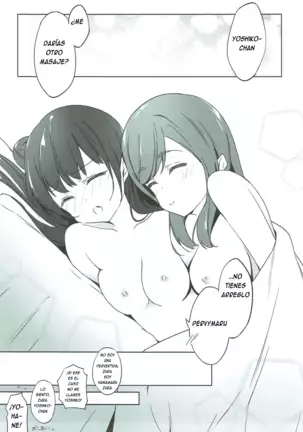 (C93) [bitacos (micopp)] Daten-shiki Hajimete Massage (Love Live! Sunshine!!) [Spanish] [Enderleaf]