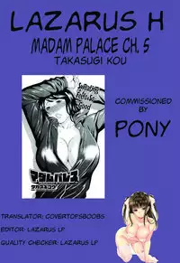 [Takasugi Kou] Madam Palace Ch. 1-6 [English] [Lazarus H]