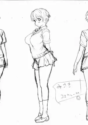 Misaki and Mika Sensei Sketchbook