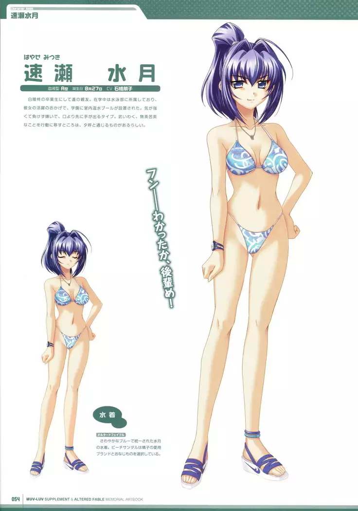 Muv-Luv Supplement & Altered Fable Memorial Art Book