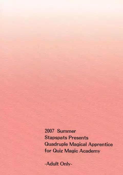 Quadruple Magical Apprentice