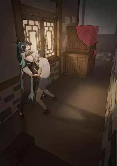 [Frozenspiderlily][Frzspiderlily] Xianyun - Back alley(pic) | 闲云 - 后巷 (Genshin Impact) [无修]