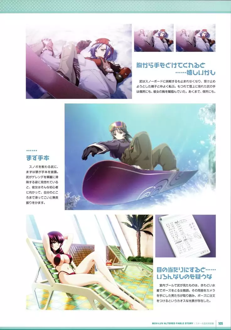 Muv-Luv Supplement & Altered Fable Memorial Art Book