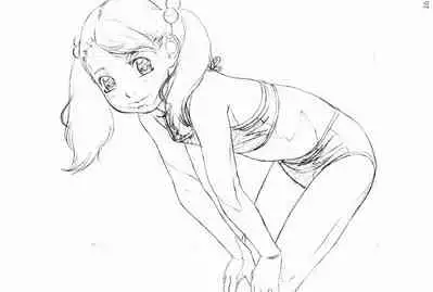 (SC35) [Momonga Club (Hayashibara Hikari)] Rakugaki-s 8 -Original Shoujo Enpitsu Genga-shuu-