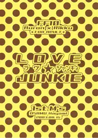 (C64) [1st.M's (Hayami Osamu)] LOVE JUNKIE (Final Fantasy X)
