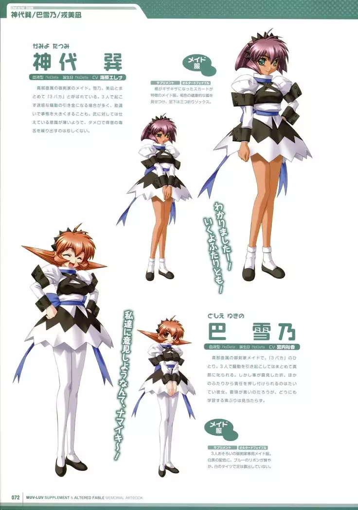 Muv-Luv Supplement & Altered Fable Memorial Art Book