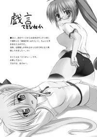[Recycle (LASK)] Blind touch (Mahou Shoujo Lyrical Nanoha) [Digital]